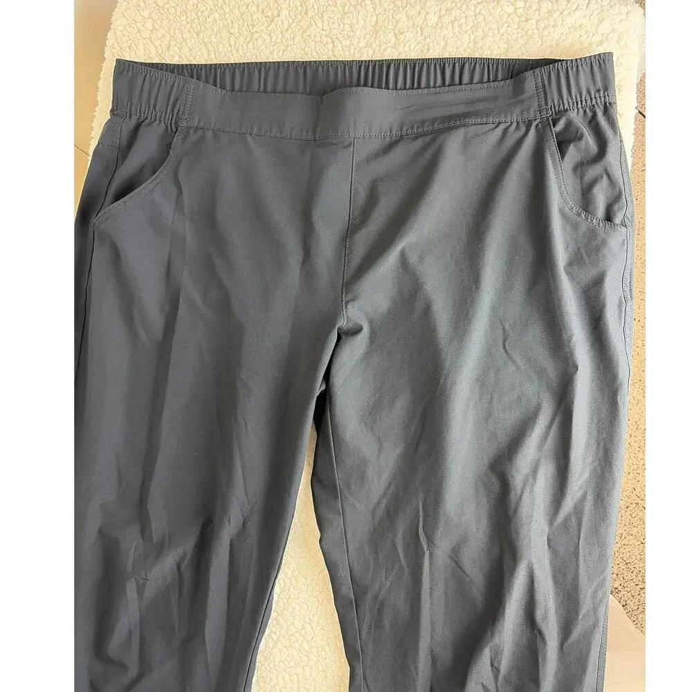 Eddie Bauer Womens Black Pull On Pants Size‎ XXL Black 28